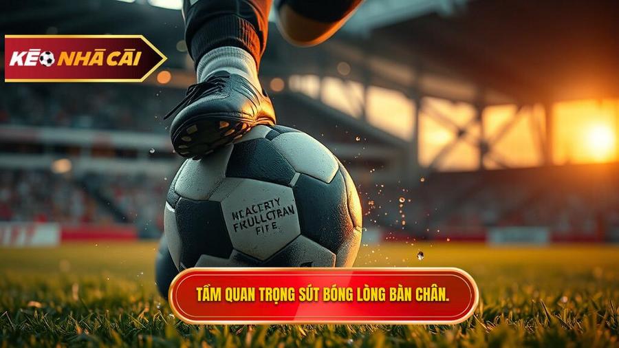 Tại sao kỹ thuật sút bóng bằng lòng bàn chân phải lại quan trọng?