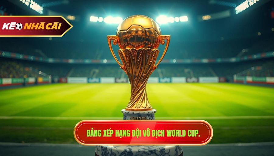 1. Bảng xếp hạng đội vô địch World Cup.