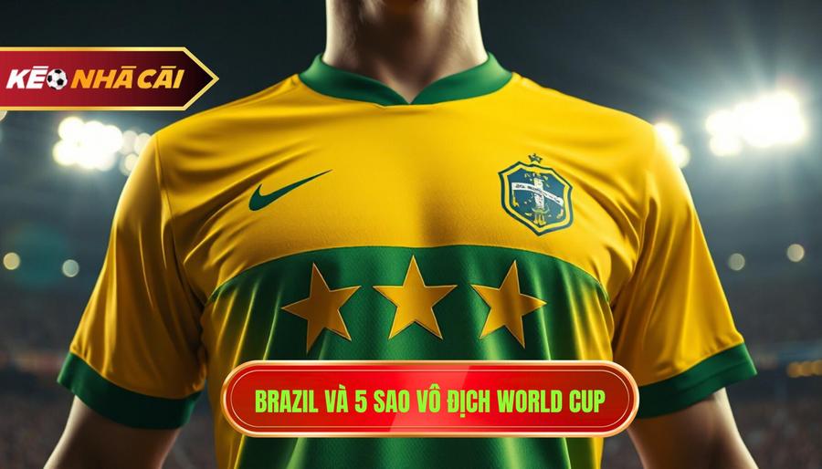 2. Brazil và 5 sao vô địch World Cup